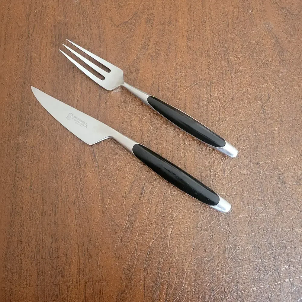 Anton Wingen Jr Solingen Germany Vintage Steak Knives Cutlery Set MCM